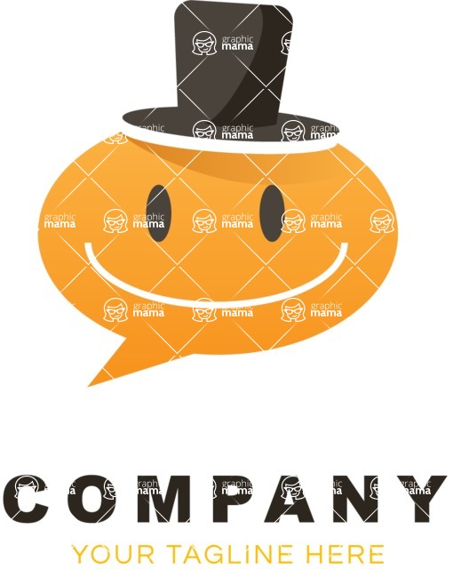 Business Logo Templates - vector graphics in a pack from GraphicMama - Vector Logo Design for Message App